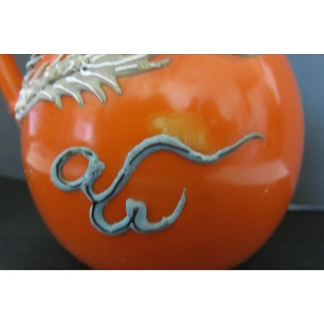 Antique Japanese Dragonware Moriage Dragon Creamer/Pitcher For Sale - Image 13 of 15