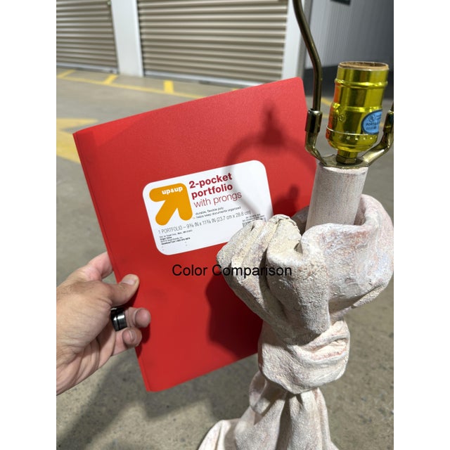 1970s Drapped Knotted Table Lamps After John Dickinson For Sale - Image 12 of 16