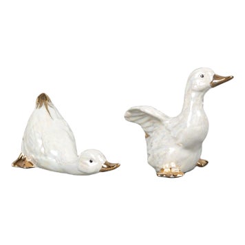 Porcelain Ducks, 1970s, Set of 2 For Sale - Image 11 of 13