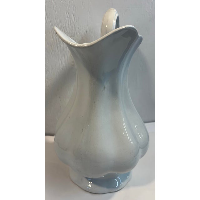 Beautiful Circa 1860 Belgian Faience Pitcher - Faiencerie Jemmapes For Sale In Dallas - Image 6 of 9
