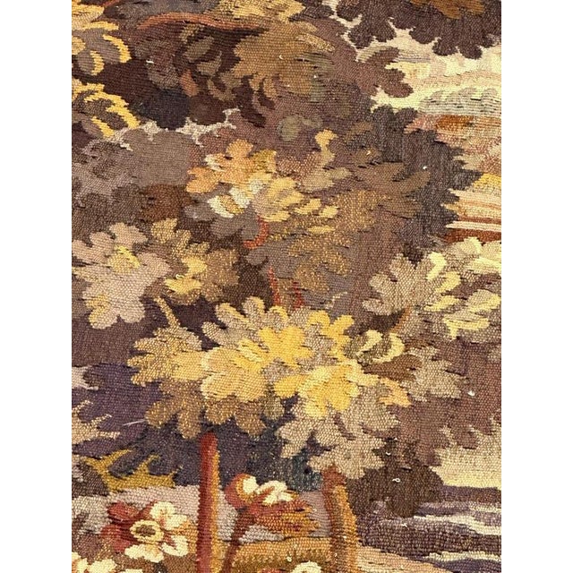 Antique French Aubusson Tapestry, 1890s For Sale - Image 18 of 18