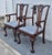 Antique Pair Mahogany Armchairs Chippendale Style Carved Ball Claw Foot Dining For Sale - Image 18 of 18