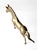 This mid-20th century brass horse statue features a polished finish and elegant details. Its graceful pose adds timeless...