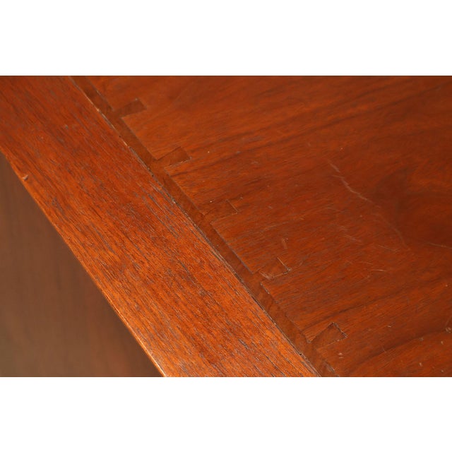 Chippendale Style Walnut Highboy Chest Of Drawers For Sale - Image 15 of 18