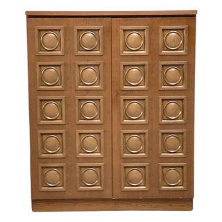 Vintage Brutalist Bar Cabinet, 1970 For Sale