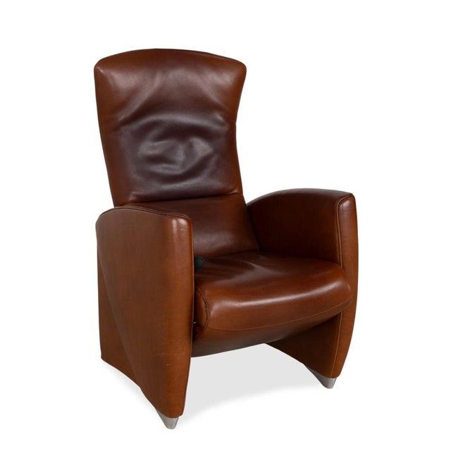 Brown Leather Armchair from Jori For Sale - Image 17 of 17