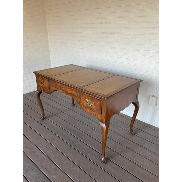Mid 20th Century Baker Furniture Vintage Queen Ann Desk For Sale - Image 13 of 13