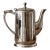 Vintage Mid-Century Modern Silver Plate Hotel Silver Coffee Pot / Hot Water Server For Sale