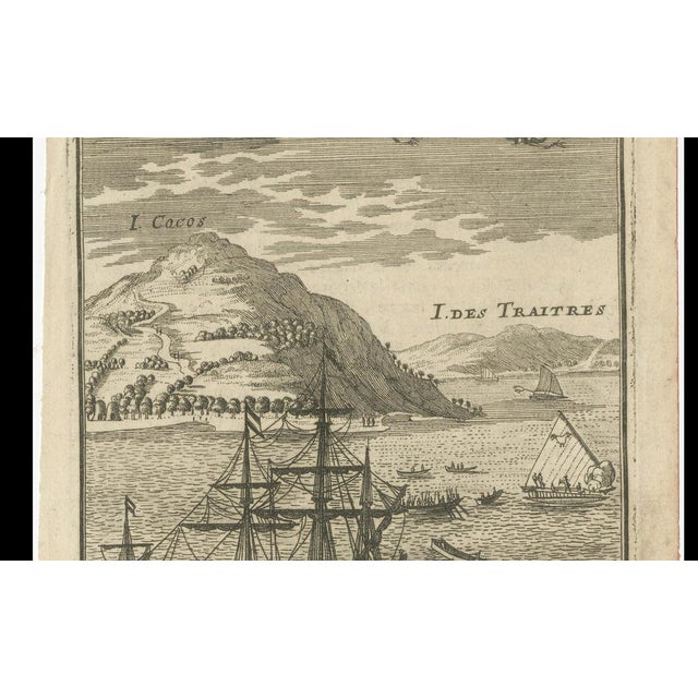 Antique Engraving Cocos Island, 1683 For Sale - Image 9 of 10
