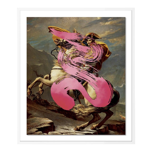 A Point by Coup d'Esprit, Art Print in White Frame, Small For Sale