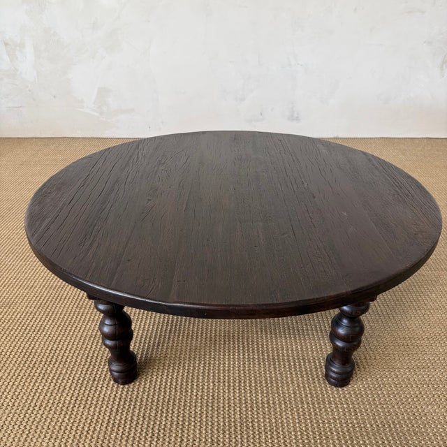 39.25" D x 15.75"H Leg H: 15" Between Leg: 18" Apron CL: 11.5" Made from solid wood with a rich, dark finish, the Norfolk...