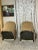 Pair of Vintage Hammary Tufted Velvet Lounge Chairs – Warm Camel Beige (Non-Swivel) For Sale - Image 10 of 12