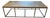 Formations Tavolino Iron and Wood Coffee Table For Sale