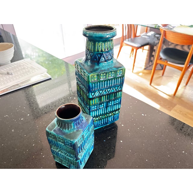 Vases by Bodo Mans for Bay Keramik, Germany, 1960, Set of 2 For Sale - Image 6 of 10