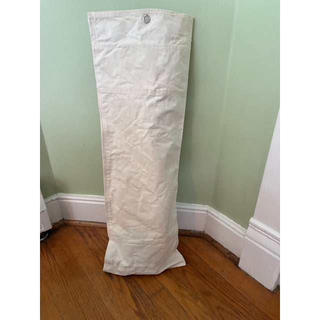 Wood 1970s Praia Folding Canvas Chair Attributed to Pier Giacomo Castiglioni for Gavina Italy For Sale - Image 7 of 14