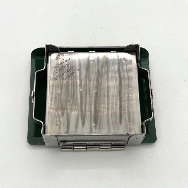 Silver Stanley Szwarc Stainless Steel Folk Art Box For Sale - Image 8 of 9