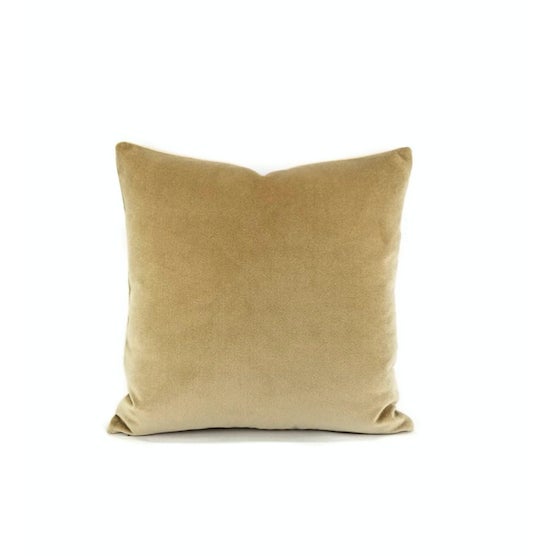 Holly Hunt Aqua Velvet Sand Pillow Cover For Sale - Image 9 of 10