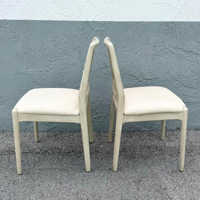 Coastal Safavieh Reinhardt Rattan Dining Chairs - Set of 6 For Sale - Image 3 of 12