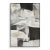 The Folding Time Framed Canvas features an abstract design influenced by geometric shapes, evoking the appearance of...