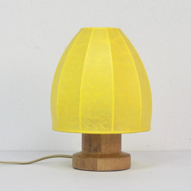 1960s Wooden and Cocoon Table Lamp, 1960s For Sale - Image 5 of 5