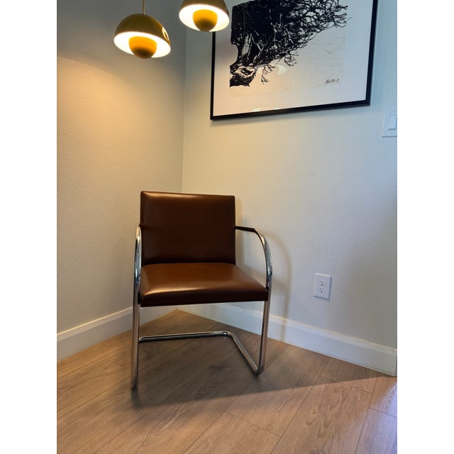 Vintage Knoll International Mies Van Der Rohe Dining Chairs — Set of 6 For Sale In Las Vegas - Image 6 of 15