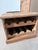 Teak Storage Chest with Integrated Wine Rack For Sale - Image 6 of 7