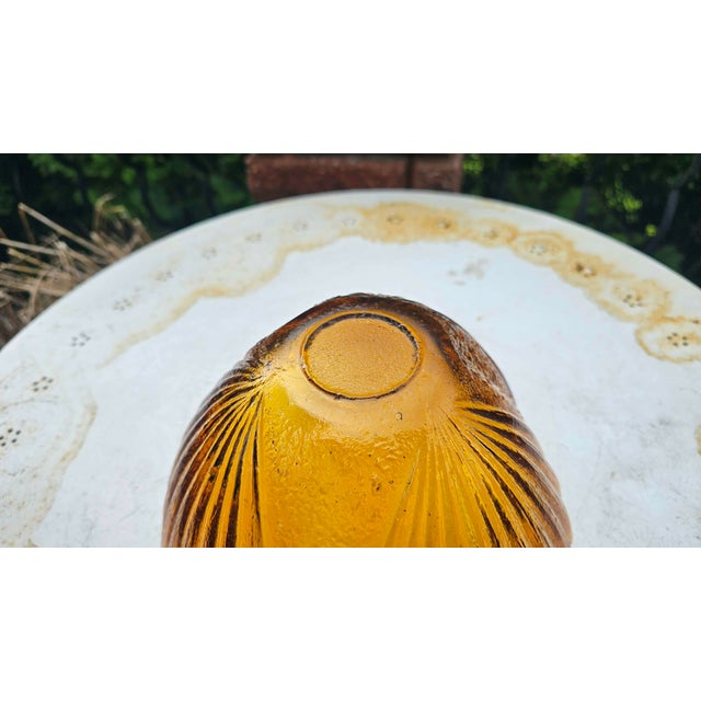 Vintage Murano platter from the 1970s, dimensions: height 14.5 cm, diameter 25.5 cm.