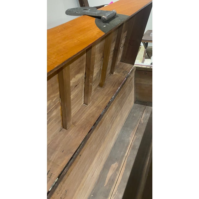 Chestnut Circa 1875 Chinese Camphor Chest Featuring Solid Brass Hardware. For Sale - Image 8 of 12