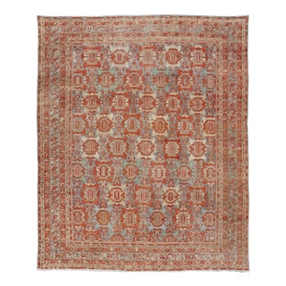 Large Scale Antique Persian Hamedan Rug With Colorful Tribal Design 11'7 X 14'4 For Sale