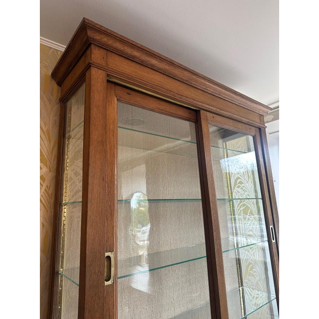 Oak Display Cabinet, 1900s For Sale - Image 17 of 18