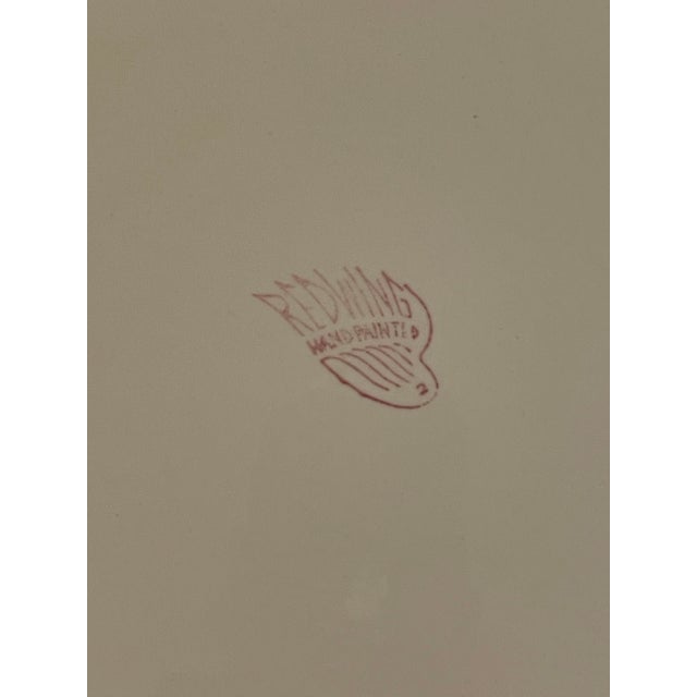 Avocado Mid-Century Red Wing Pottery Dishes in Lantern Pattern - Set of 23 For Sale - Image 8 of 12