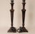 1990s Vintage French Traditional Neoclassical Tablelamps Cast Iron Bronze With Beige Linen Shade - A Pair For Sale - Image 5 of 9