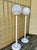 A Pair of Postmodern White Lollipop Floor Lamps. Circa 1980s For Sale - Image 18 of 18