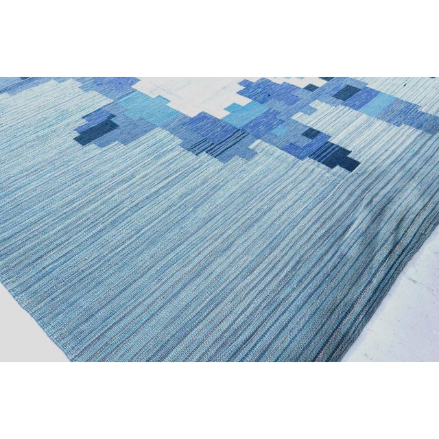 Mid-Century Modern Modern Swedish Flat Weave Wool Rug by Doris Leslie Blau For Sale - Image 3 of 10