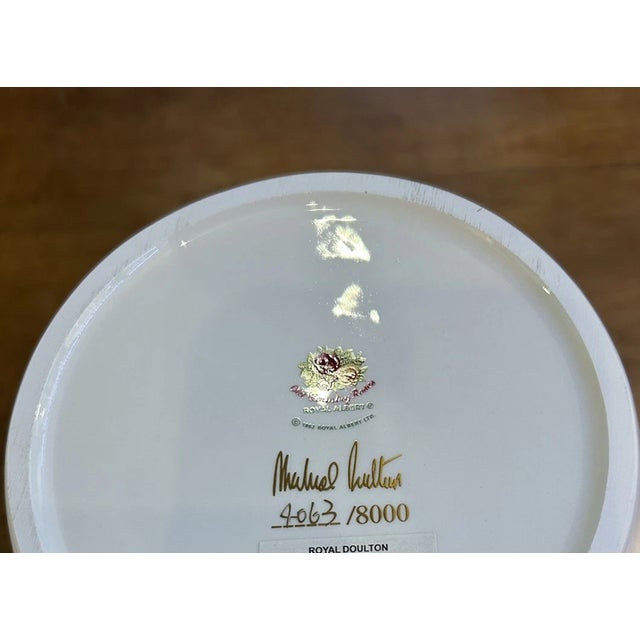 Royal Albert Vintage Royal Albert Signed Old Country Roses Cookie Ginger Jar For Sale - Image 4 of 4