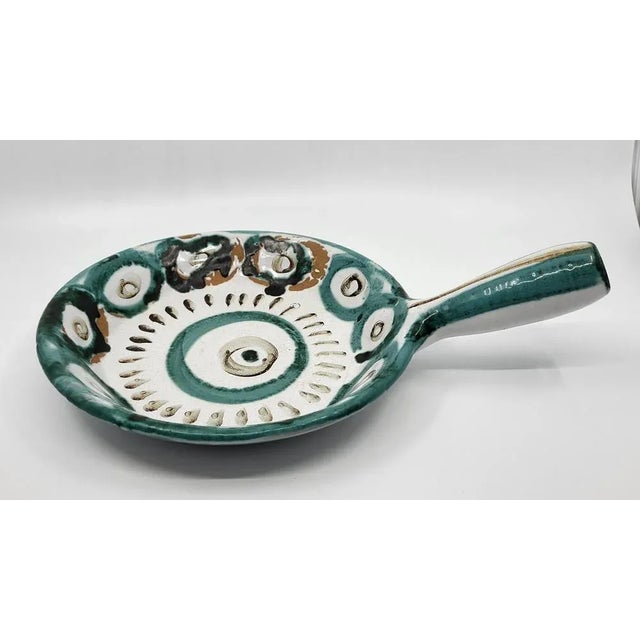 French Ceramic Decorative Plate by Robert Picault for Vallauris, 1970s For Sale - Image 4 of 11