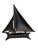 Late 20th Century Late 20th Century Cast Iron Sailboat Doorstop on Wave Base For Sale - Image 5 of 6
