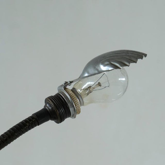 Art Deco Shell Shade Table Lamp, 1950s For Sale - Image 3 of 16