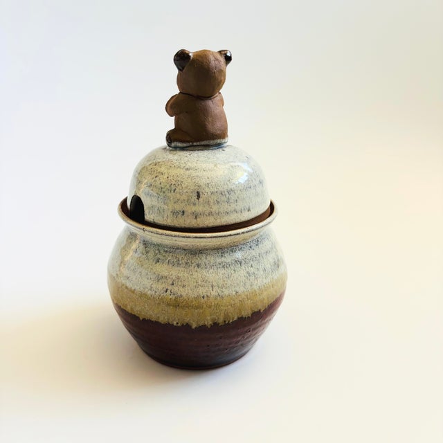 Mellow Mud Pottery Honey Jar For Sale In San Francisco - Image 6 of 10