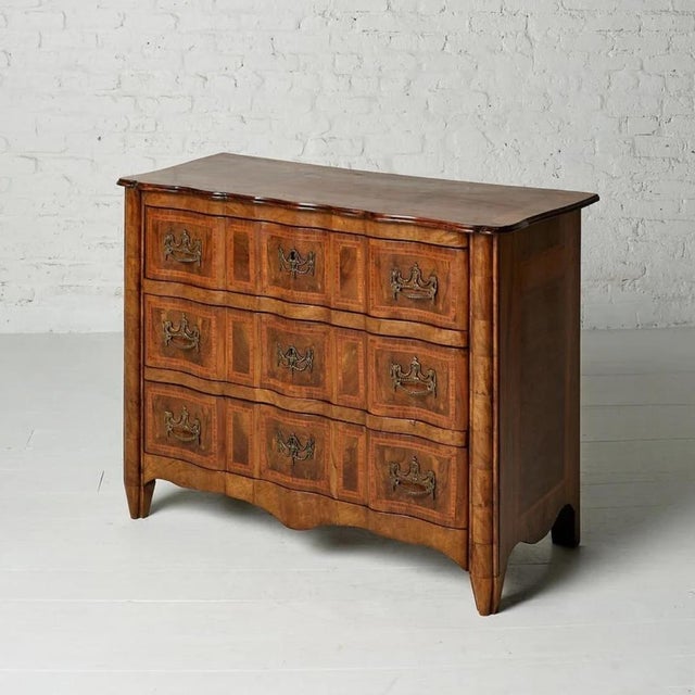 Traditional 19th Century French Regency Style Oak Commode For Sale - Image 3 of 7