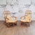 Vintage Rattan Lounge Chairs, 1980s, Set of 2 For Sale - Image 9 of 12