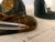 Ronson Art Metal Works Buddha Bookends: Sgraffito Design, c. 1920s For Sale - Image 6 of 10