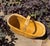 Vintage Mustard Painted “The Lady Jane Grey” Large Harvesting Basket - Folk Art For Sale - Image 4 of 10