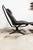Viking armchair P97 by Sigurd Ressel for Poltrona Frau, circa 1980, with matching ottoman. Both pieces are signed. The...