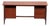 Mid-Century Teak Boomerang Desk with 2 Drawers For Sale