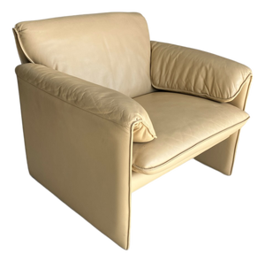 Leather Armchair by Axel Enthoven for Leolux, 1983