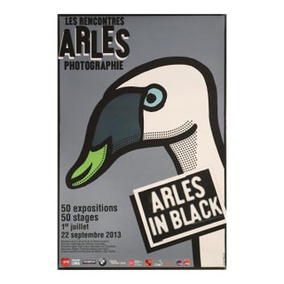 2013 Original Festival Poster, Arles Swan- Michel Bouvet For Sale