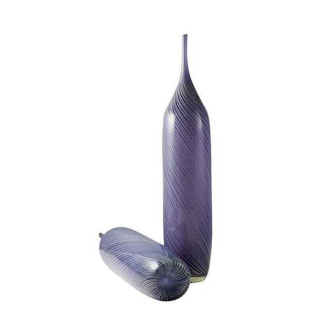 Murano Glass Bottles, 1960s, Set of 2 For Sale - Image 3 of 5