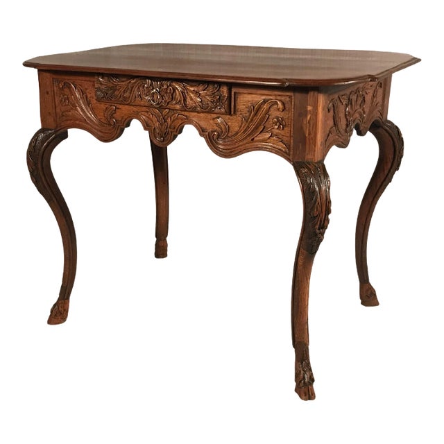 1750 Flanders Baroque Oak Table For Sale