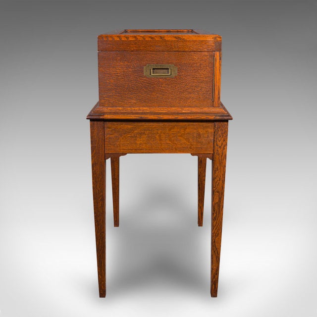 1910's Antique 154pc Canteen on Stand For Sale - Image 4 of 12